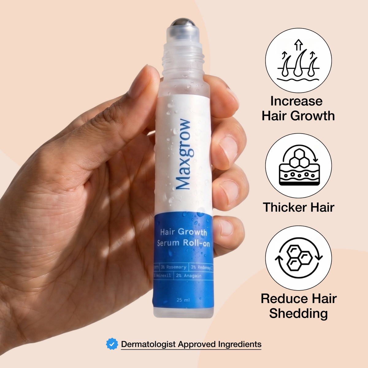 Maxgrow Hair Growth Roll On Serum