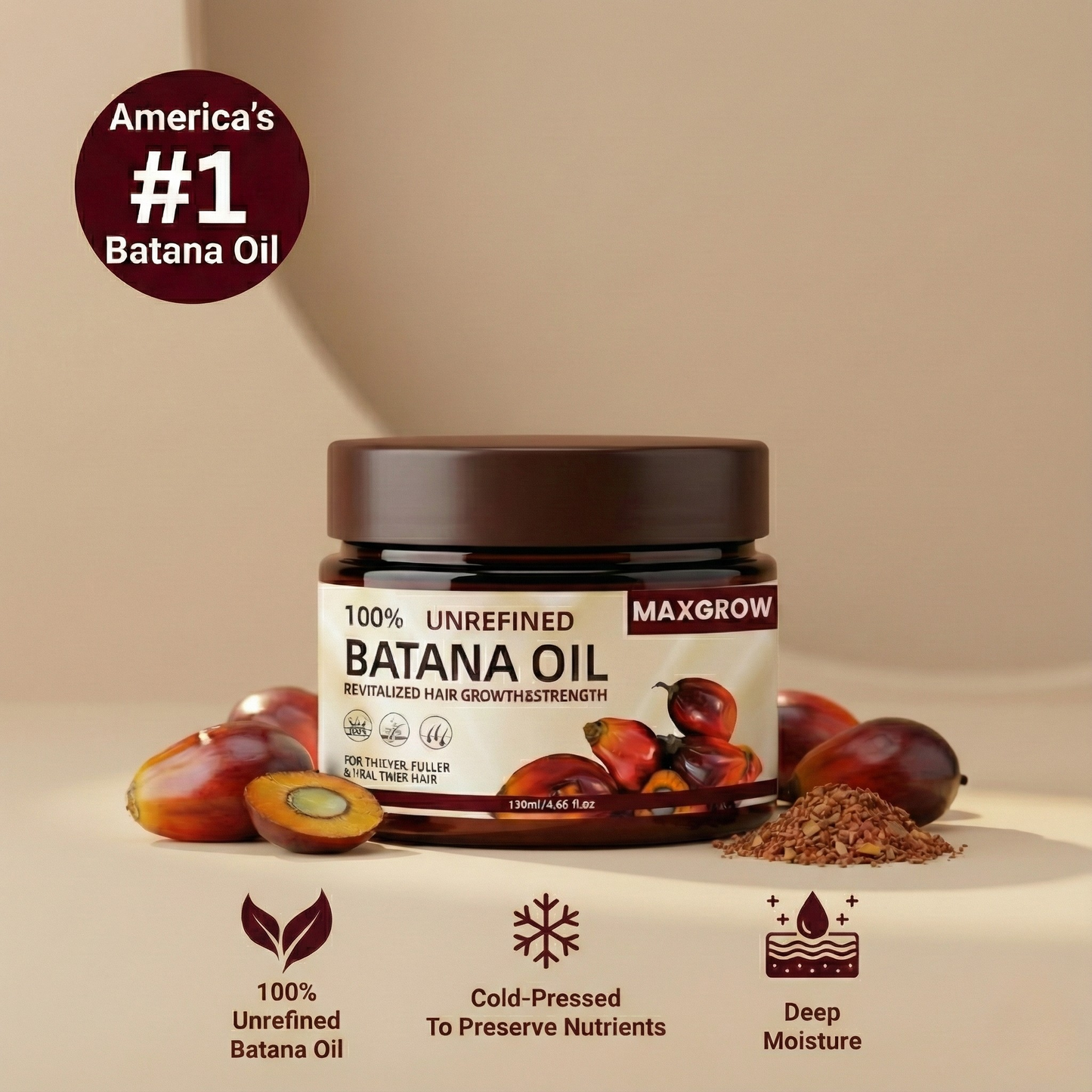 Batana Natural Hair Growth Oil.